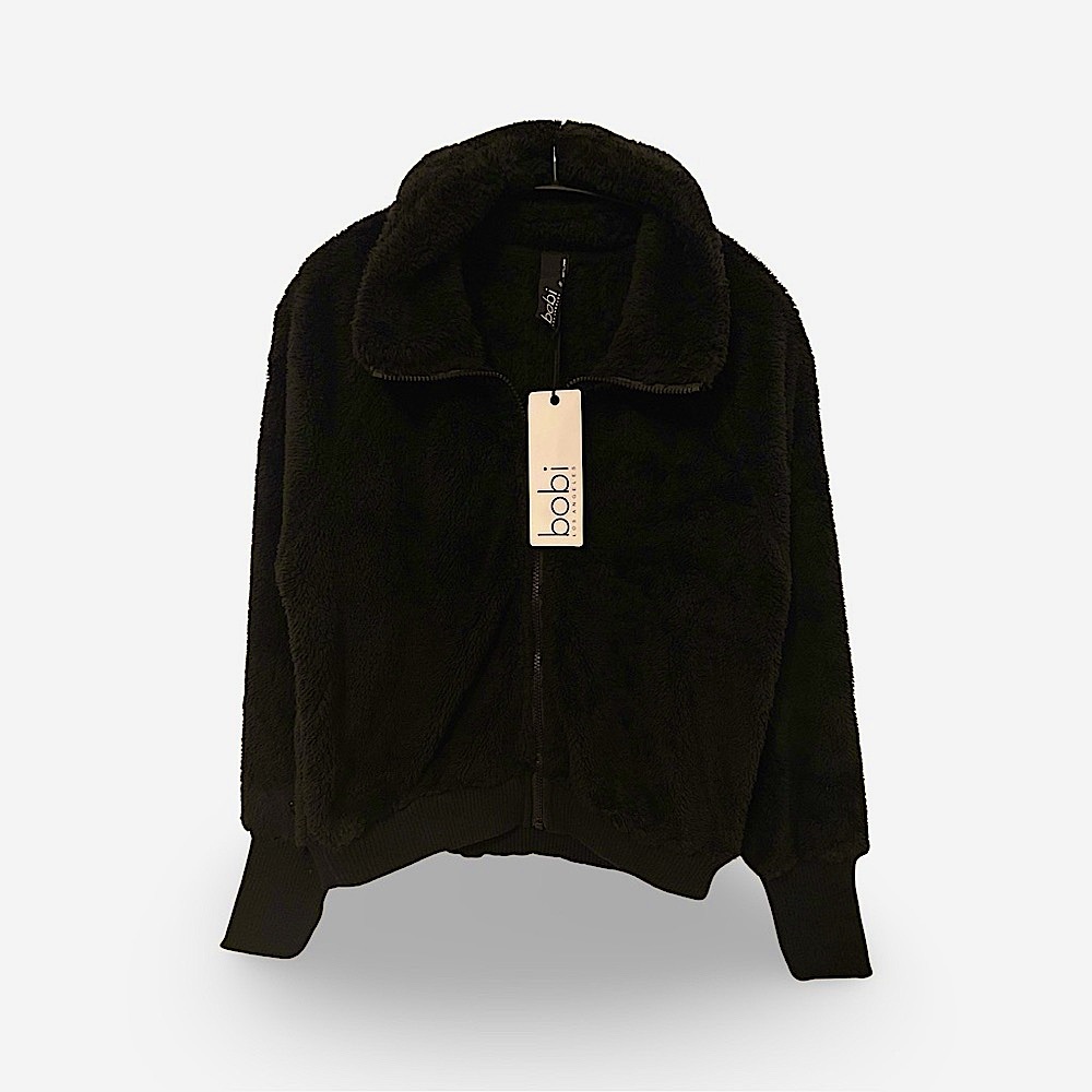 Bobi NWT S Cuddly Sherpa Sensa bomber jacket